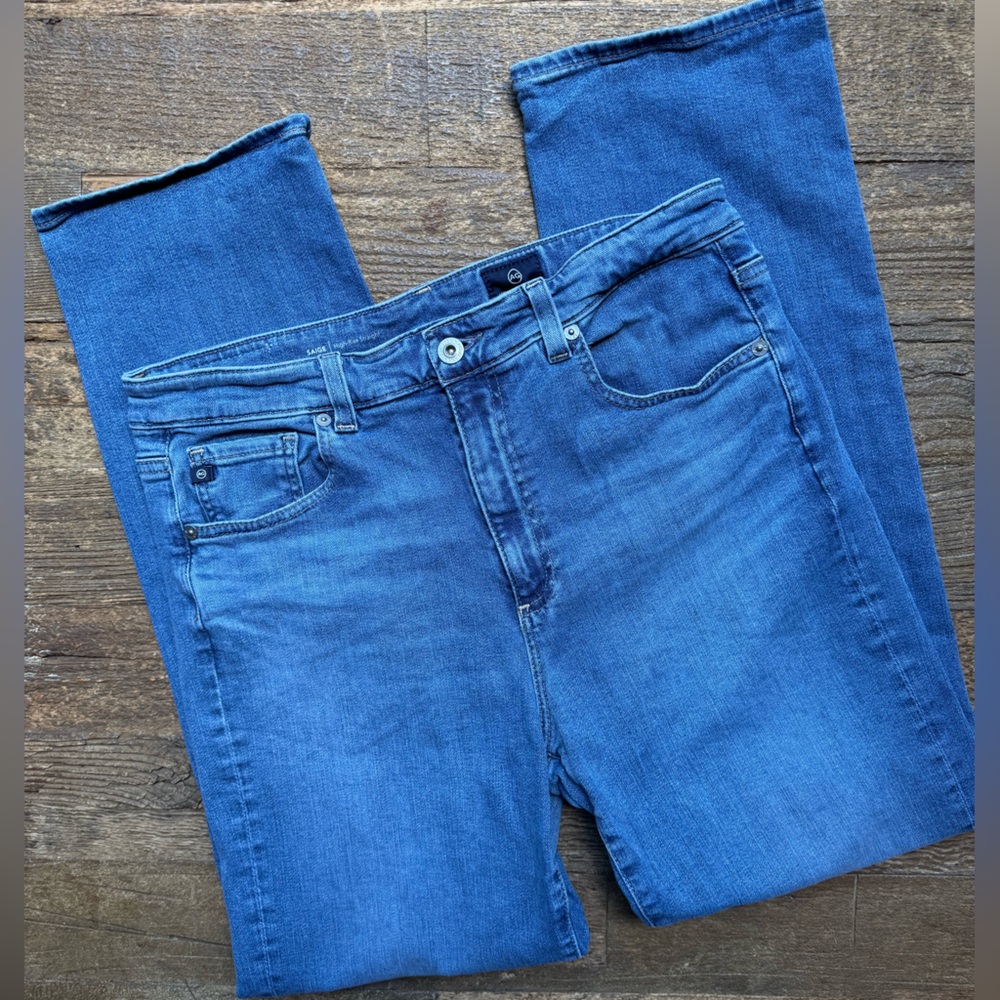 AG Adriano Goldschmied Sadie High Rise Straight Jeans Size 30 - Picture 1 of 8